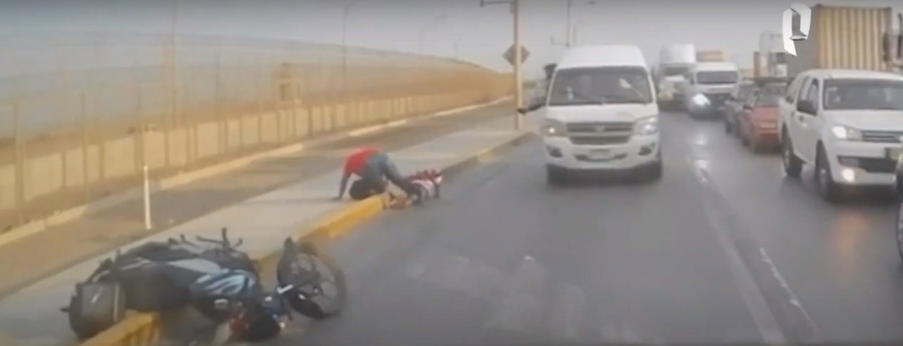 Accidente en Néstor Gambeta.