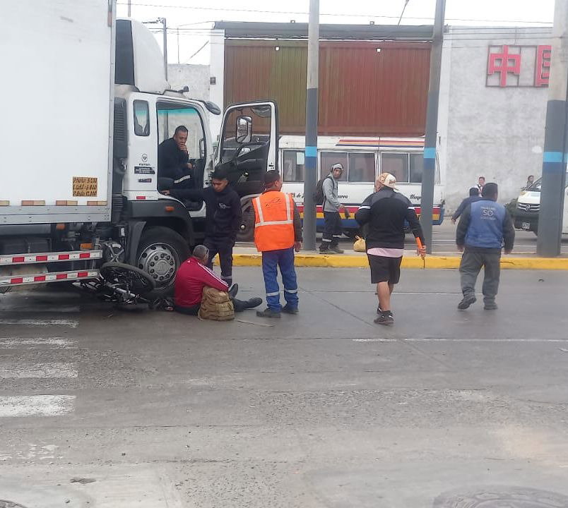 Accidente en la Av. Argentina.