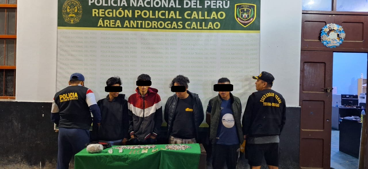 Capturan a cuatro sujetos implicados en droga.