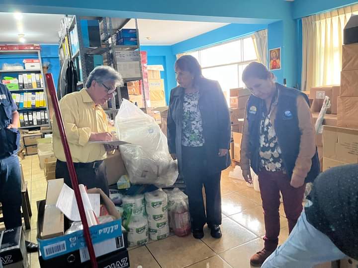 DREC supervisó entrega de materiales.