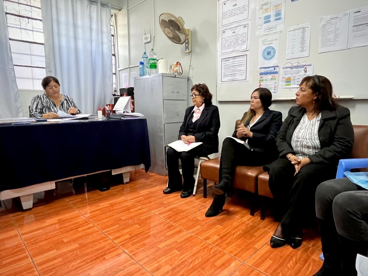 DREC visita colegio del Callao.