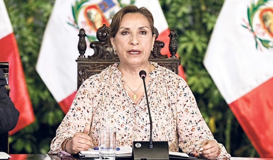Dina Boluarte sobre Nicanor Boluarte.