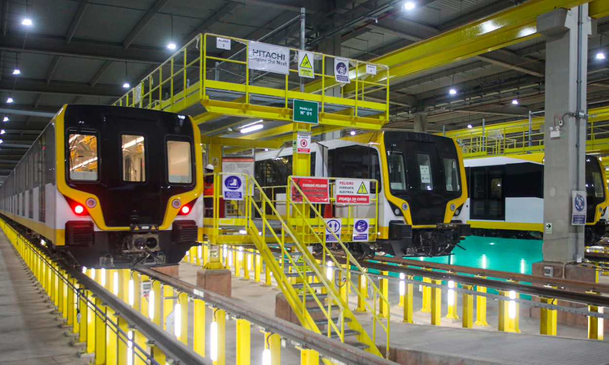 Tren subterráneo que unirá desde el Callao hasta Ate.