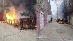 Callao | QUEMAN BASURA EN CALLEJÓN BARBOZA