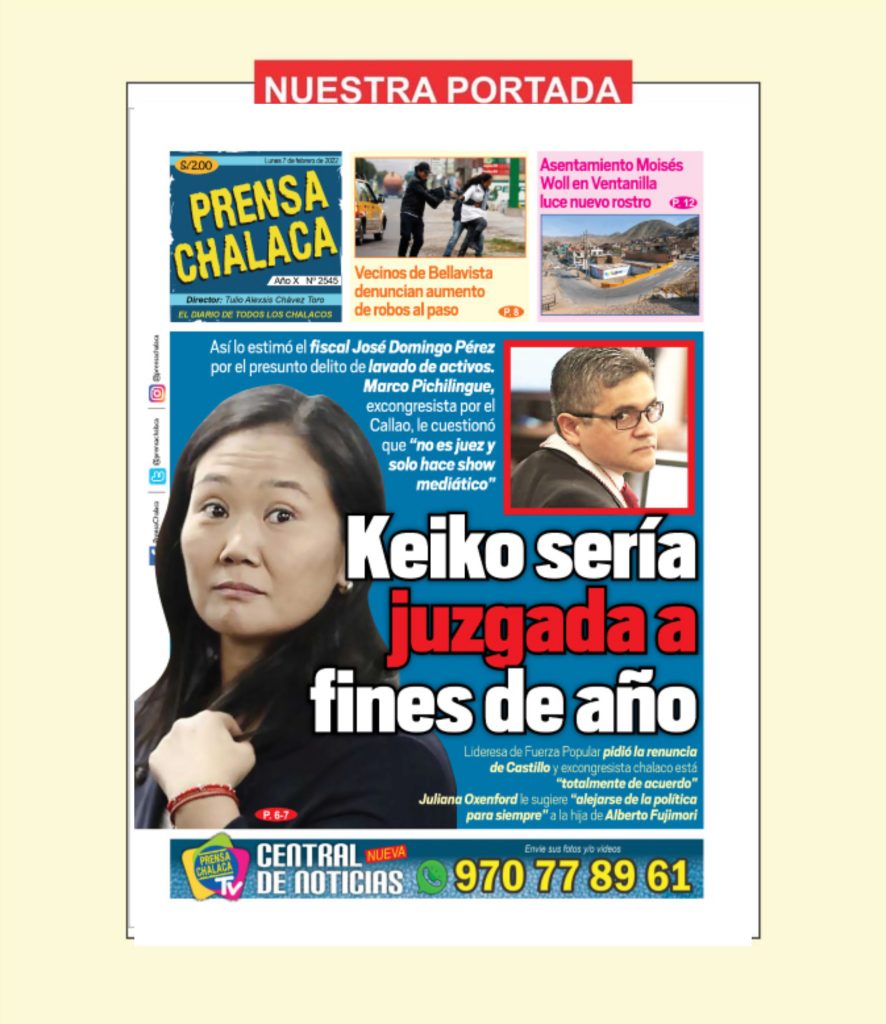 Keiko sería juzgada a fines de año