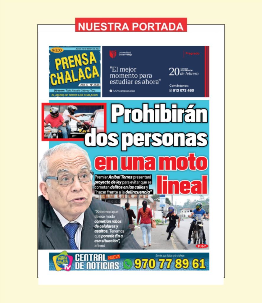 Prohibirán dos personas en una moto lineal