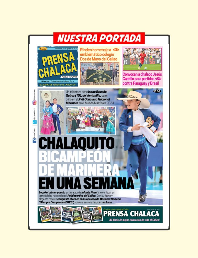 CHALAQUITO BICAMPEÓN DE MARINERA EN UNA SEMANA