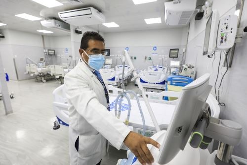 Amplían camas UCI para pacientes Covid-19 en Hospital Mongrut