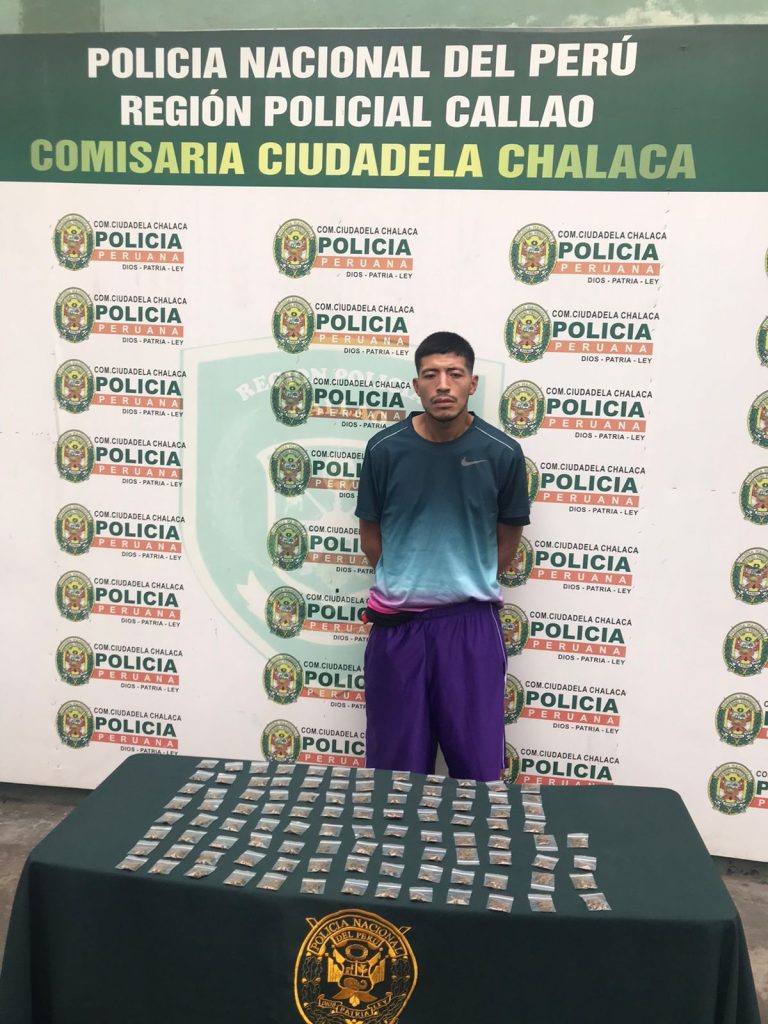 Capturan a presunto comercializador de drogas en A. H. Puerto Nuevo