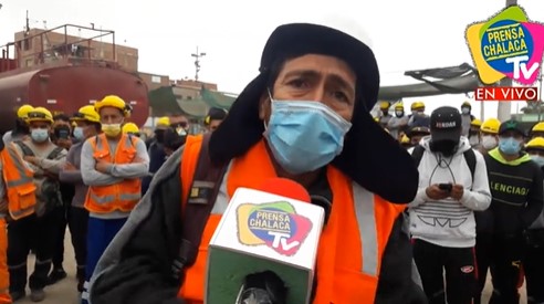 Carmen de la Legua: Obreros reclaman falta de pago