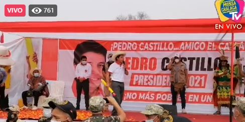 Pedro Castillo en el Callao