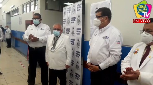 Carmen de la Legua: Inauguran zona de hospitalización covid