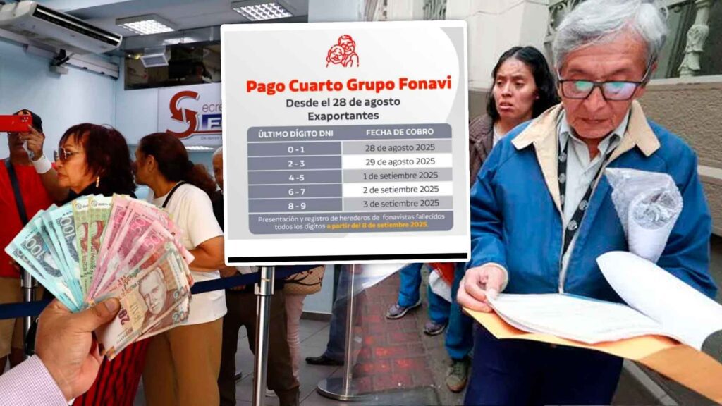 ¿Te toca cobrar el Fonavi? Revisa el cronograma del Reintegro 4