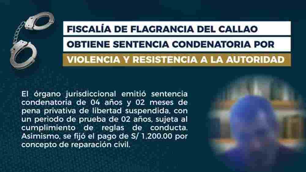 Callao: Cae agresor de policía y recibe dura condena tras violento ataque Callao: Cae agresor de policía y recibe dura condena tras violento ataque