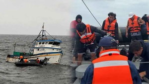 Seis pescadores son salvados tras emergencia en altamar
