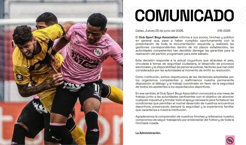 ¿Se suspende el clásico chalaco? Sport Boys vs Cantolao podría no jugarse: autoridades rechazan otorgar garantías de seguridad