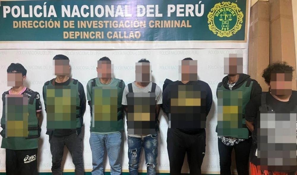 Callao: capturan a la banda “Los Iluminati” con explosivos y droga en operativo policial