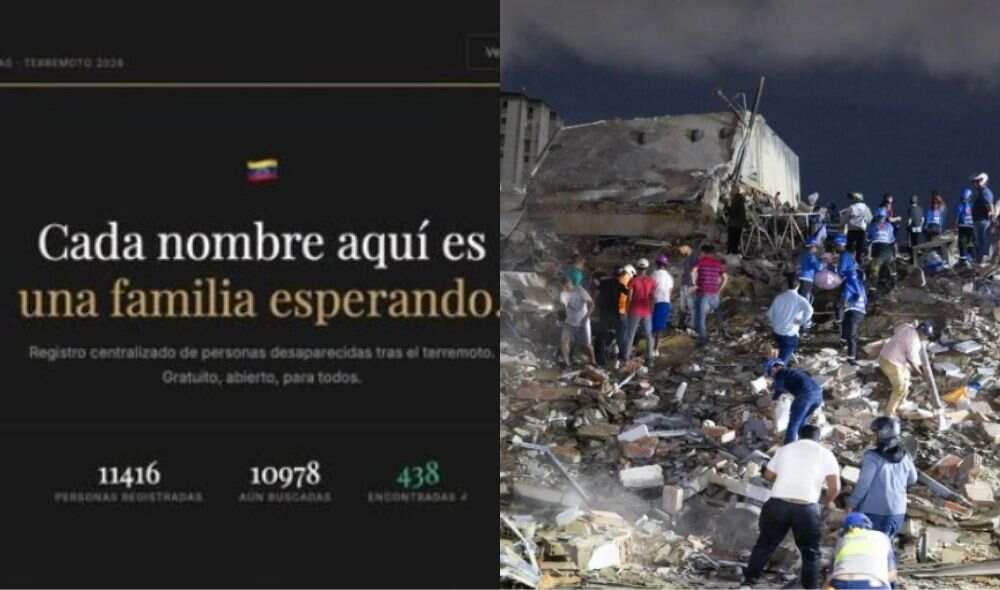 Crisis tras el sismo: lanzan página web para ubicar desaparecidos en Venezuela y así puedes registrarlos