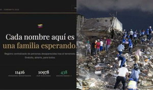 Crisis tras el sismo: lanzan página web para ubicar desaparecidos en Venezuela y así puedes registrarlos