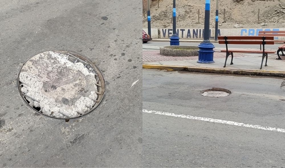 Ventanilla hoy: buzón en mal estado en la avenida Pedro Beltrán pone en riesgo a conductores chalacos