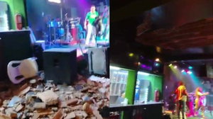 Caída de techo desata el caos en conocido centro de baile del Callao
