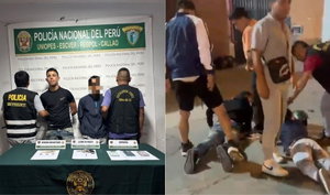 Callao: capturan a dos presuntos ladrones tras violento robo de celular en flagrancia