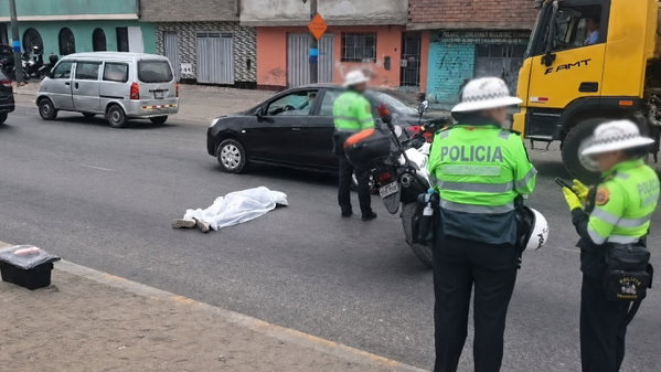 Joven muere tras ser arrollado por tráiler en la avenida Gambetta en el Callao